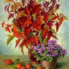 Схема вышивки «Осенний букет»