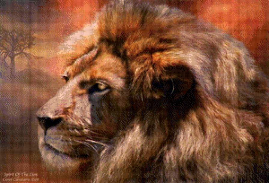 Серия "Большие кошки" - кошки, животные, львы - предпросмотр