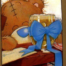 Схема вышивки «мишка»