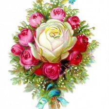 Схема вышивки «Розы»