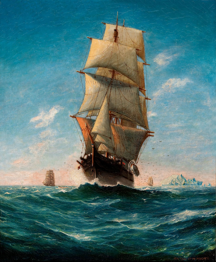 на всех парусах - море - оригинал