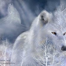 Схема вышивки «Серия "Волки"»