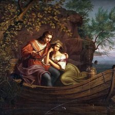 Схема вышивки «на рыбалке»