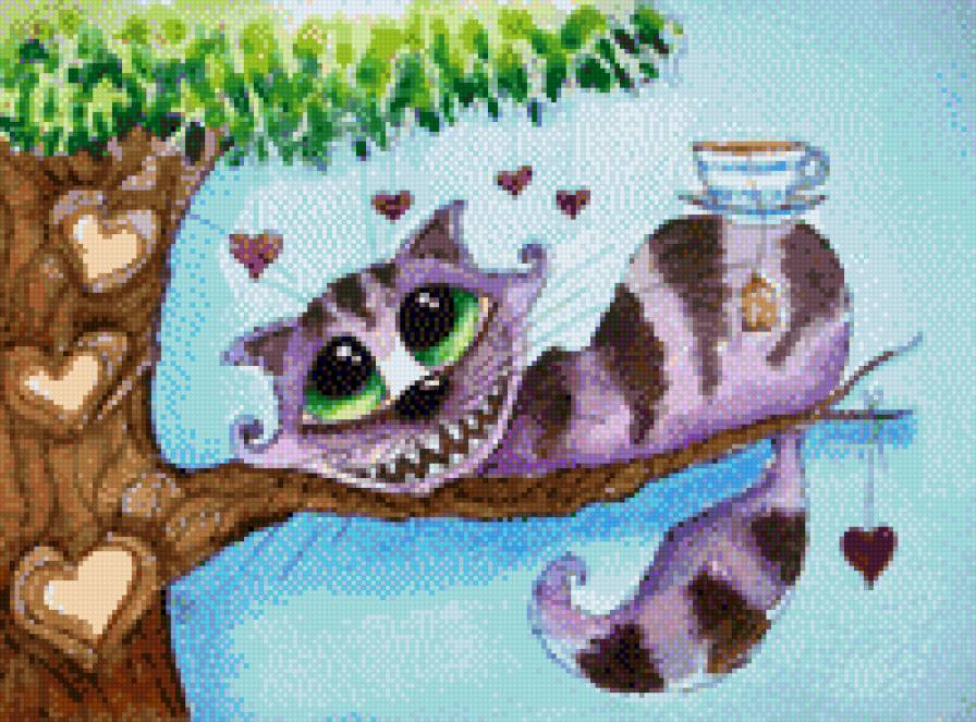 Влюбленный чеширский кот - предпросмотр