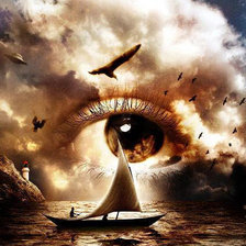 Схема вышивки «Всевидящее око»