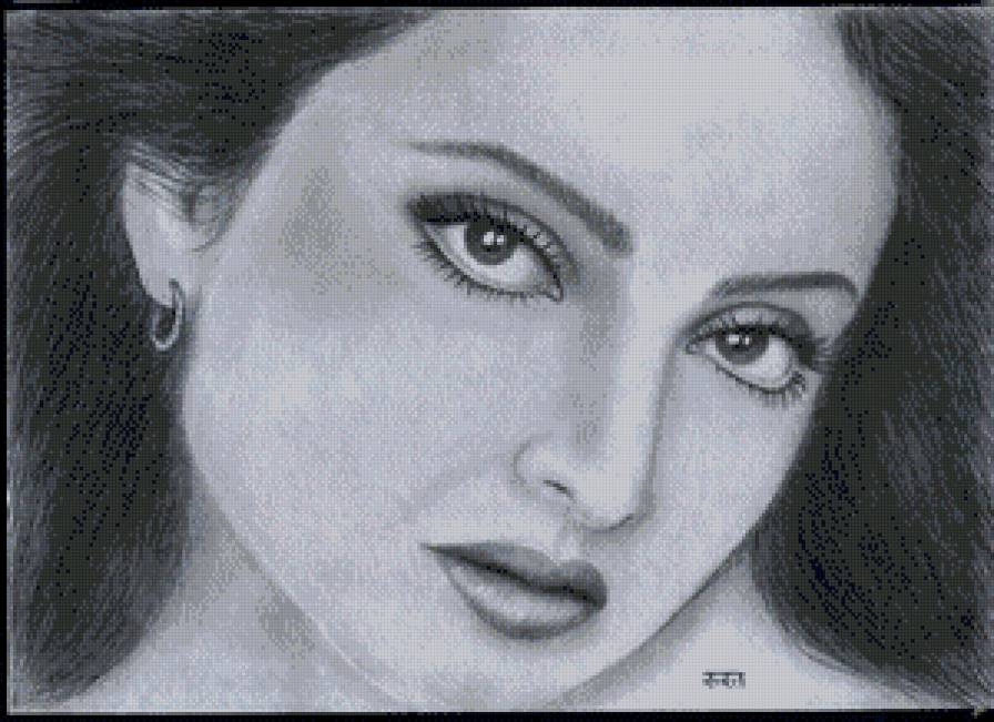 Рисунок5 - актриса, девушка, карандаш, портрет - предпросмотр