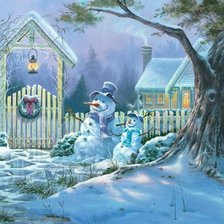 Схема вышивки «Весёлого Рождества»