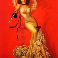 Схема вышивки «Кокетка»