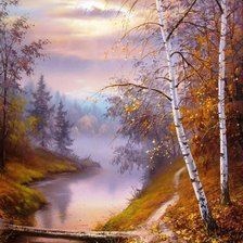 Схема вышивки «переправа»