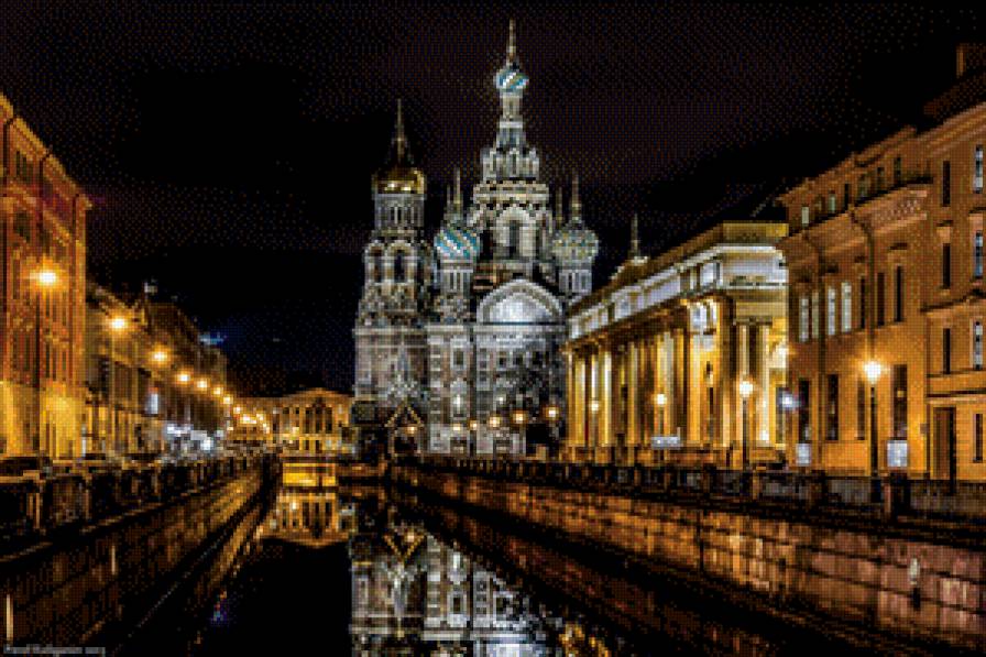 Храм Спаса на крови - улица, церковь, река, город - предпросмотр