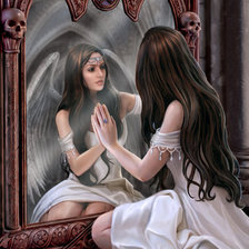 Схема вышивки «отражение»