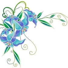 Схема вышивки «уголок2»