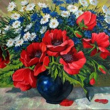 Схема вышивки «Летний букет»