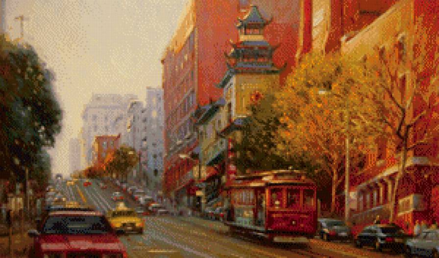 городской пейзаж - город, архитектура, пейзаж - предпросмотр