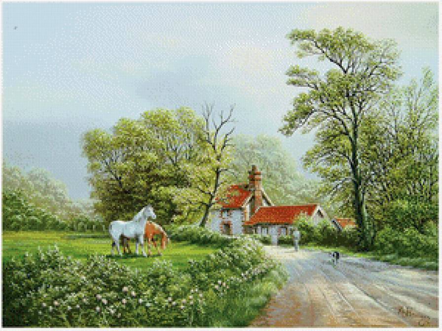 летний пейзаж - поле, природа, лето - предпросмотр