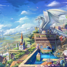 Схема вышивки «фентези»