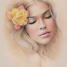 Схема вышивки «женский образ»