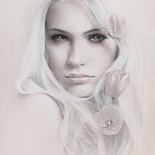 Схема вышивки «женский образ»