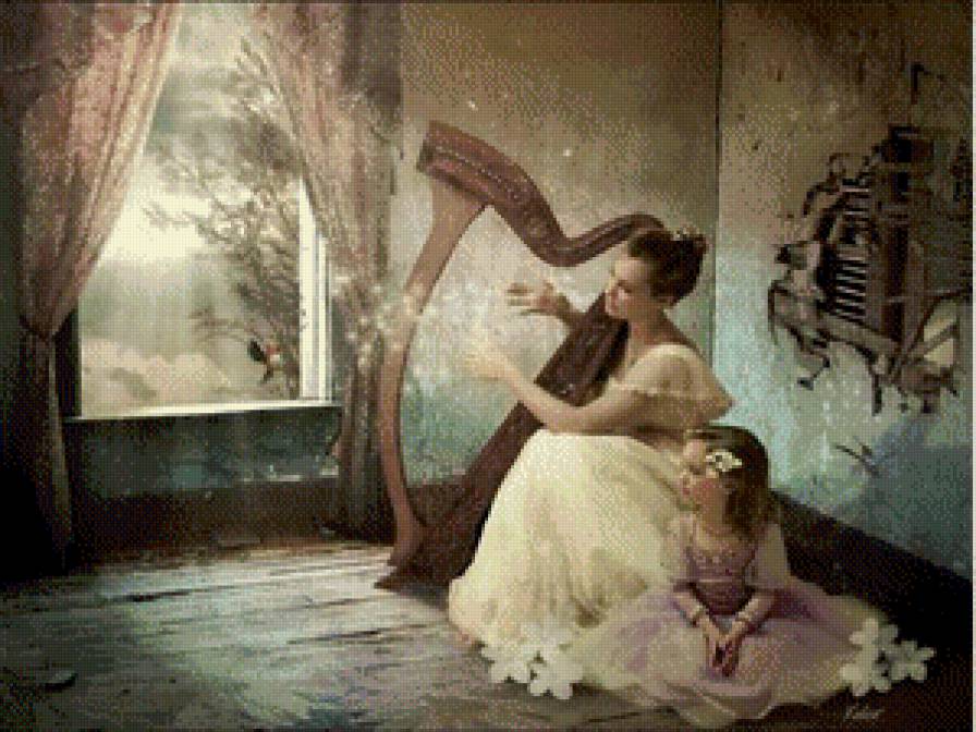 Волшебная мелодия - девушки, музыка - предпросмотр