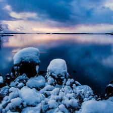 Схема вышивки «Озеро»