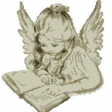 Схема вышивки «ангел»