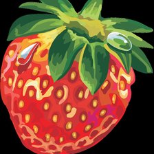 Схема вышивки «1 клубника»