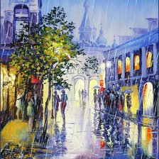 дождь вгороде