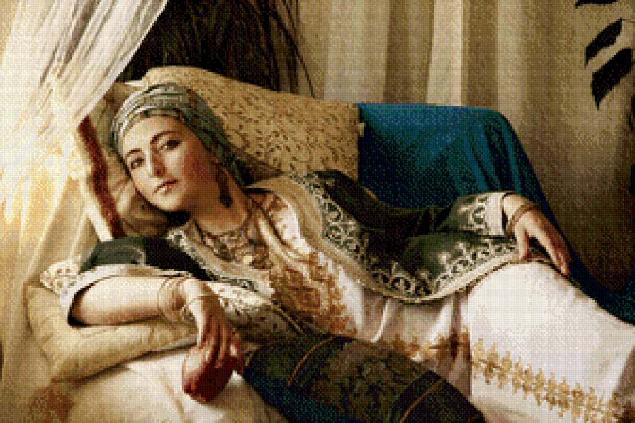 Грузинская женщина - девушка, дама, красавица - предпросмотр