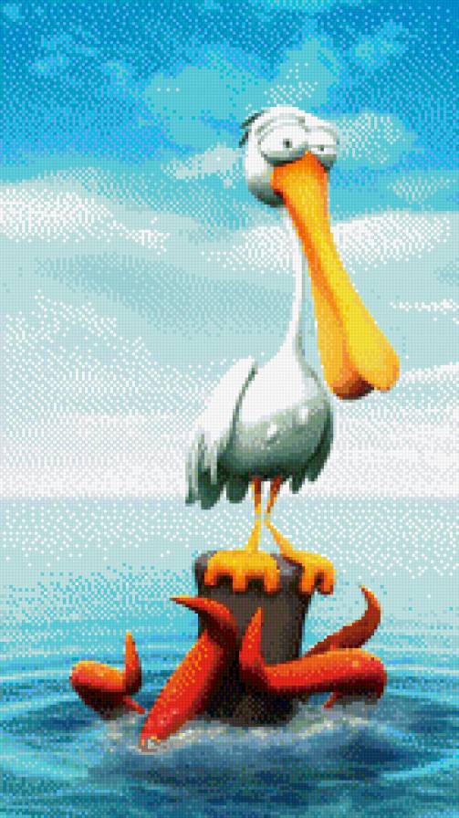 Пеликан - животные, приколы, птицы - предпросмотр