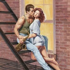 Схема вышивки «свидание»