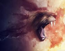 Схема вышивки «лев»