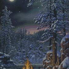 Схема вышивки «аура зимы2»