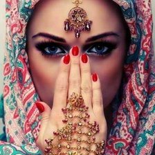 Схема вышивки «таинственный восток»