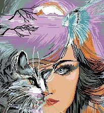 Схема вышивки «алегория»