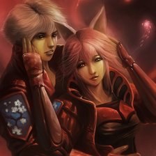 Схема вышивки «"и так бы вечность..."»