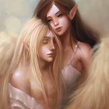 Схема вышивки «в объятьях»