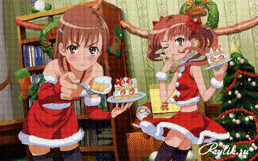 попробуй кусочек - девушки, аниме - предпросмотр