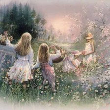 Схема вышивки «Серия "Пейзажи"»