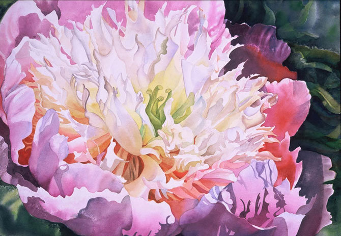 Серия "Букет" - цветы, пионы - оригинал