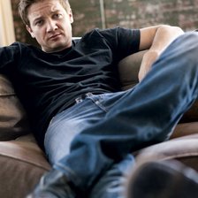 Схема вышивки «Джереми Реннер»