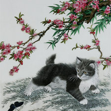 Схема вышивки «серия "кошки"»