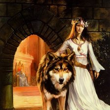 Схема вышивки «верный друг»