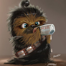 Схема вышивки «грозный пушистик»