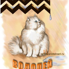 Схема вышивки «"ГОРОСКОП-Водолей"»