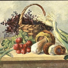 vegetables with basket