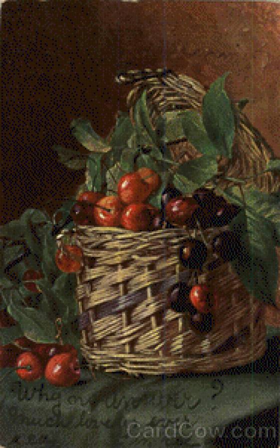 Basket of Cherries - предпросмотр