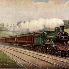 Схема вышивки «Flying Scotchman GNR»