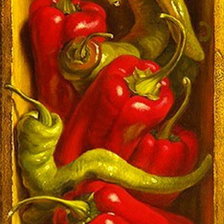 Схема вышивки «крутые перцы»