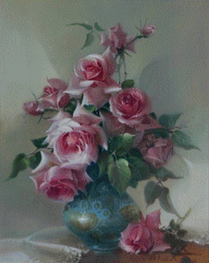 нежные розы - цветы - предпросмотр