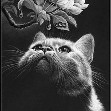 Схема вышивки «ожидание 2»